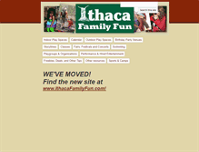 Tablet Screenshot of ithacafamilyfun.info